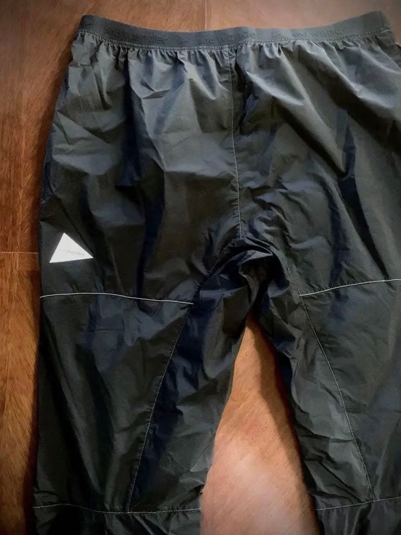 【完売】and wander アンドワンダー Wウィーブウィンディパンツ