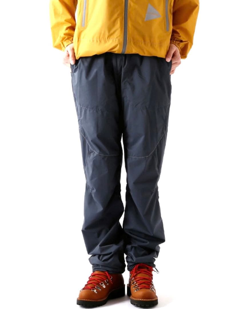 【完売】and wander アンドワンダー Wウィーブウィンディパンツ