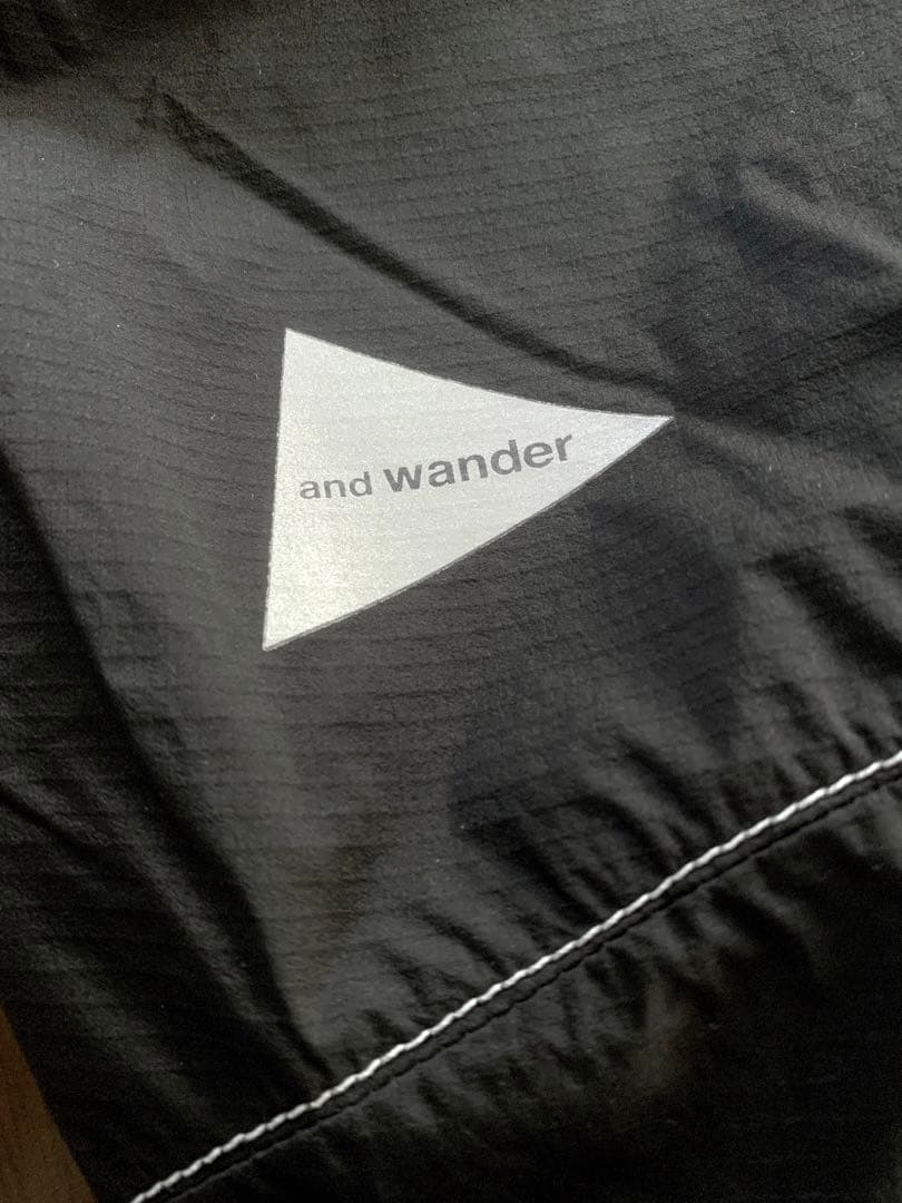 【完売】and wander アンドワンダー Wウィーブウィンディパンツ