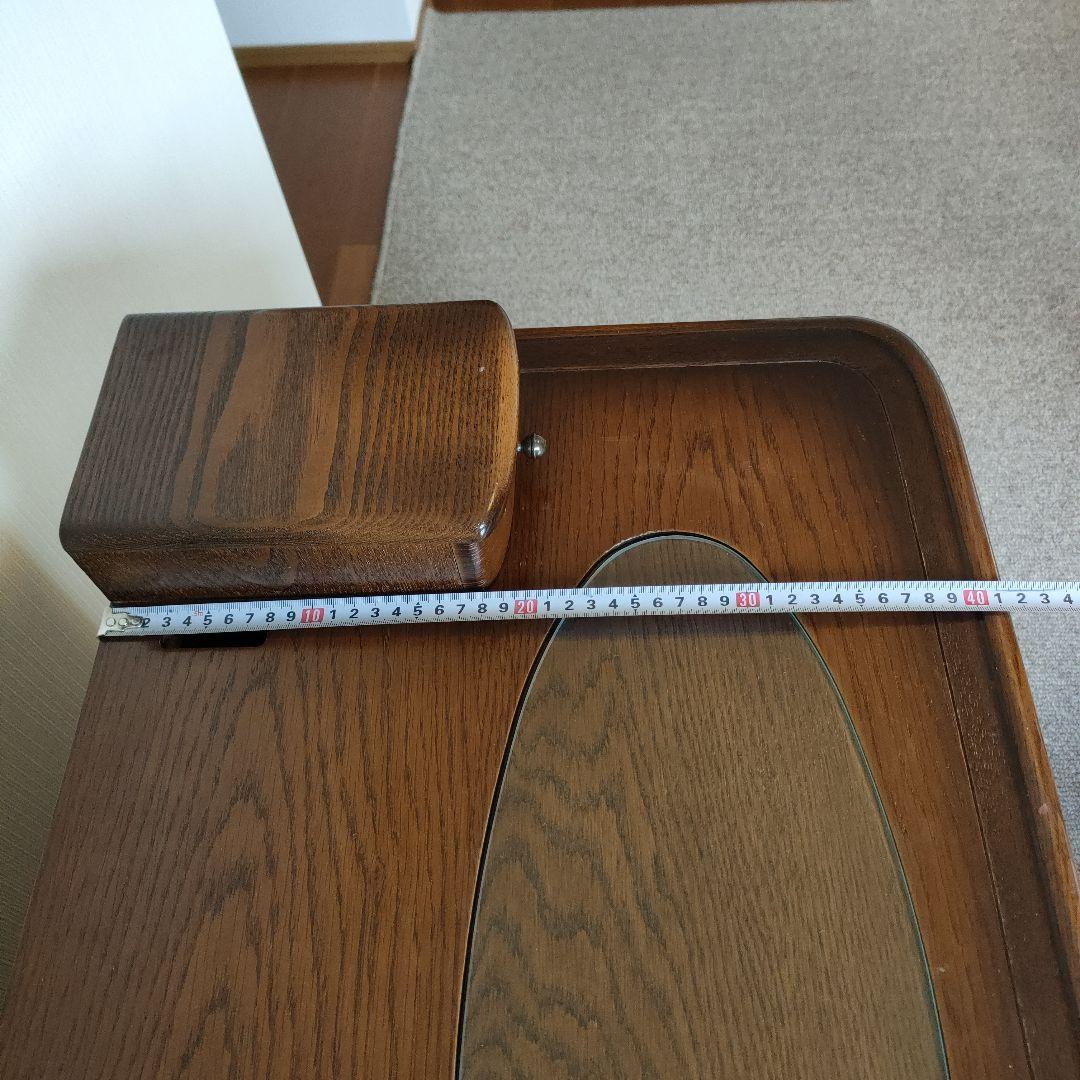 クラシック木製文机と椅子セット