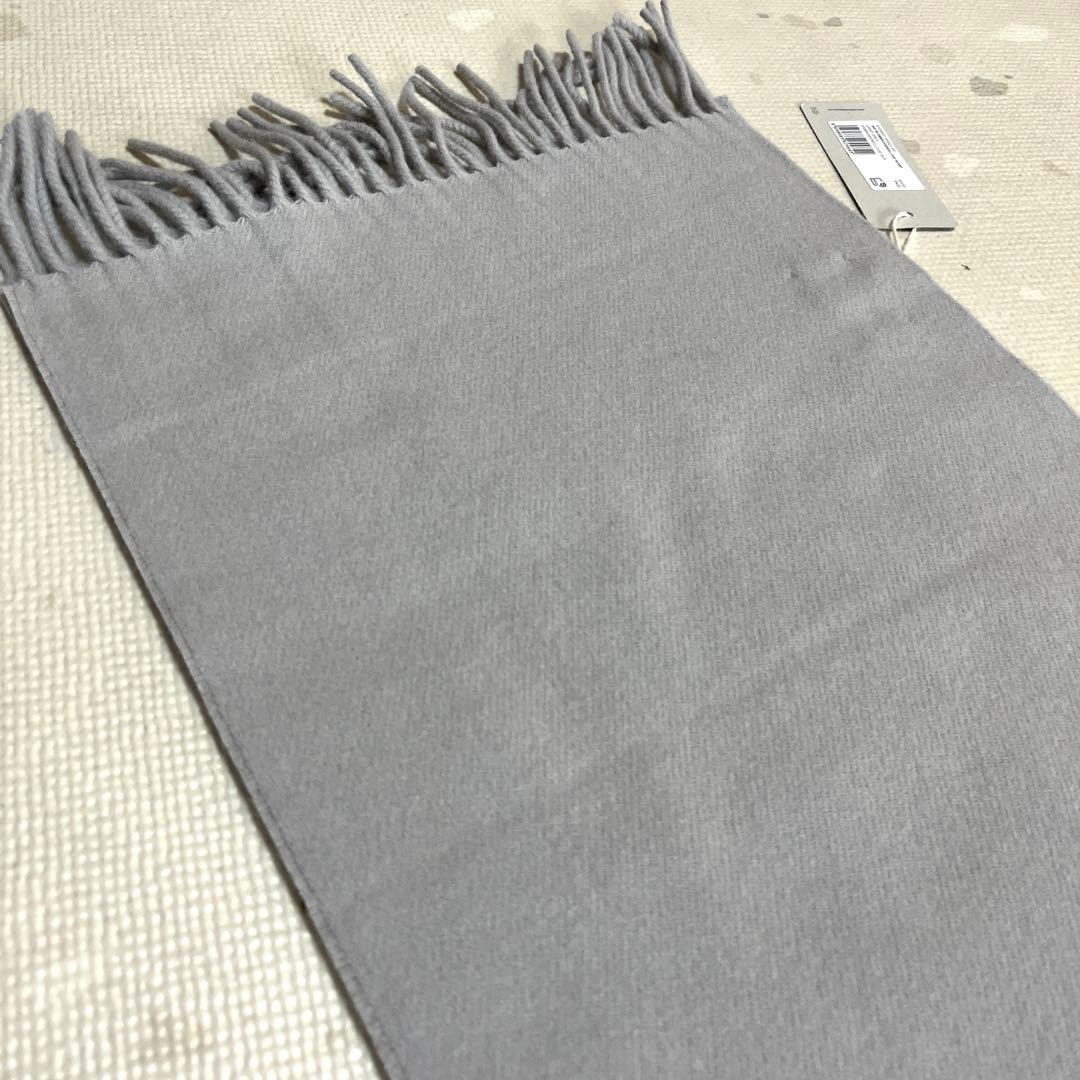 タグ付き　ヴィヴィアンウエストウッド　マフラー　ウール　ライトグレー　イタリア産