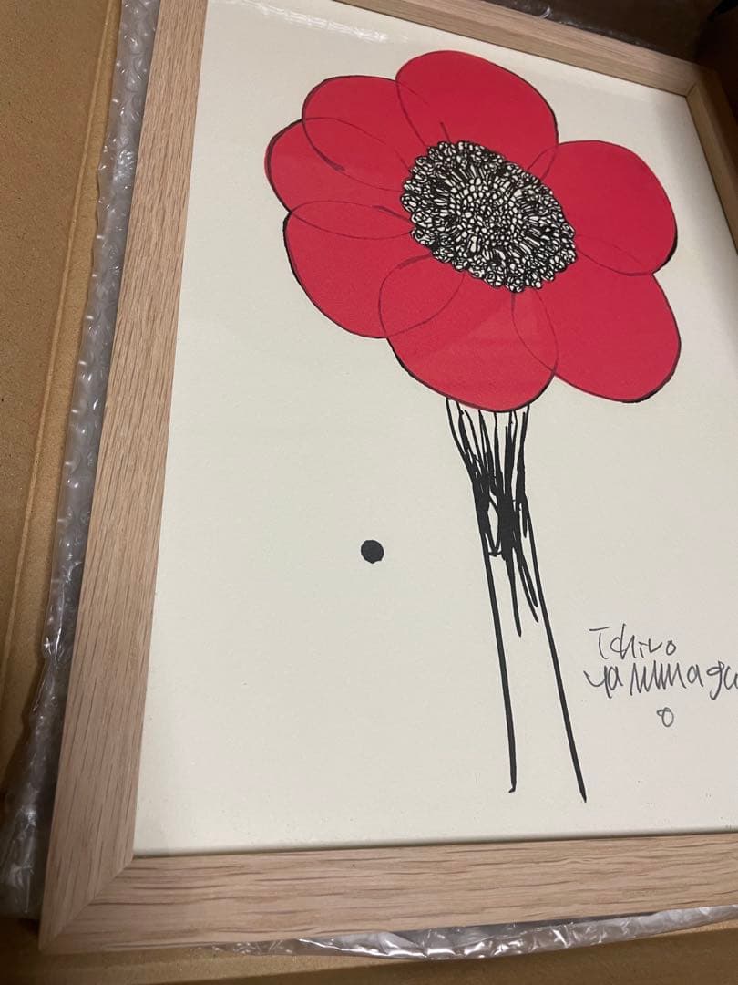 山口一郎 / Giclee（ジクレー印刷）赤い花　Sサイズ