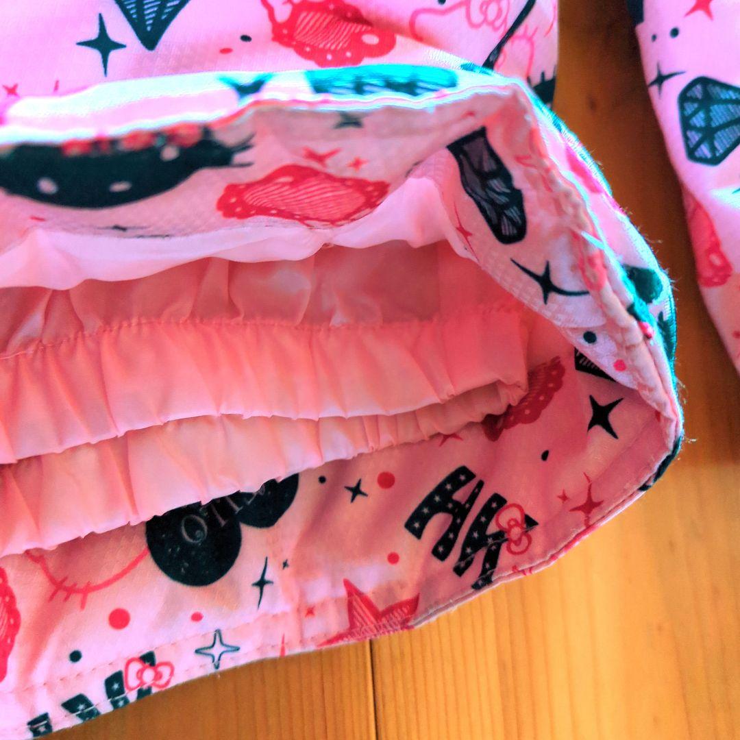 ハローキティ ピンク スキーウェア 子ども用　120cm