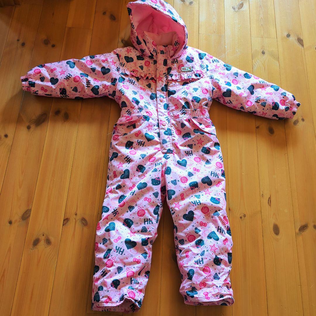 ハローキティ ピンク スキーウェア 子ども用　120cm