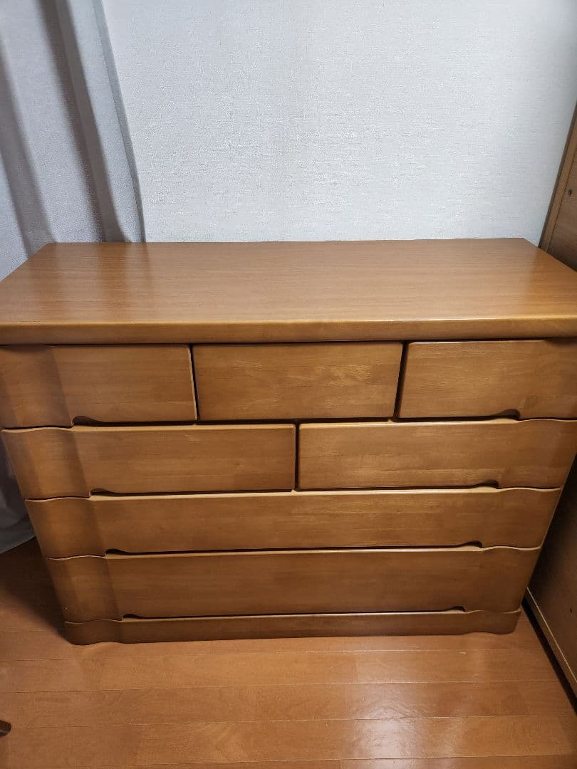 大川家具 ローチェスト送料込み