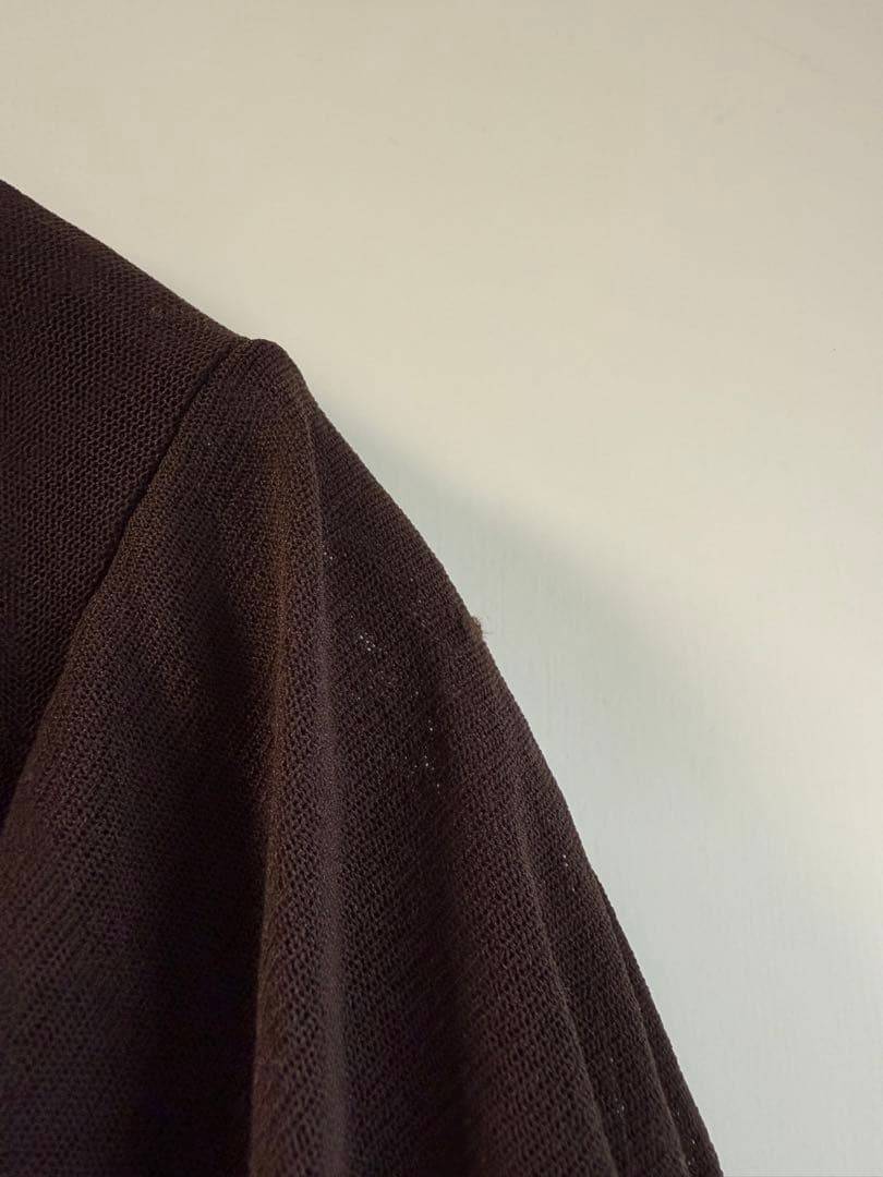 美品 Jean Paul GAULTIER パワーネットトップス ブラウン