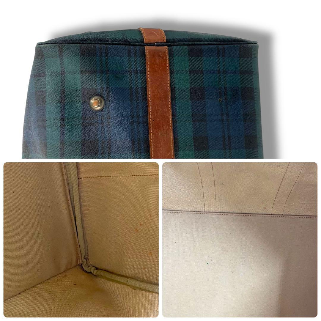 Vintage Polo Ralph Lauren チェック柄 ボストンバッグ