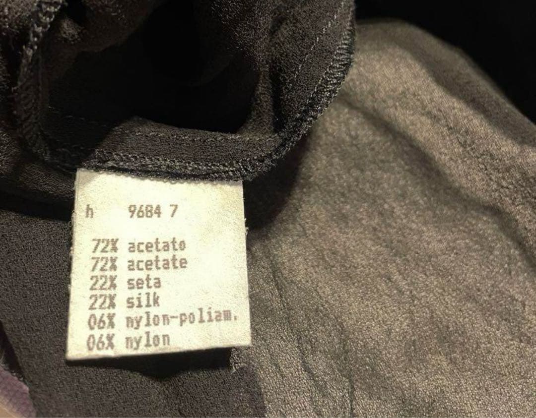 FENDI製の100%リネン素材ロングワンピース 40 ペチコート付き