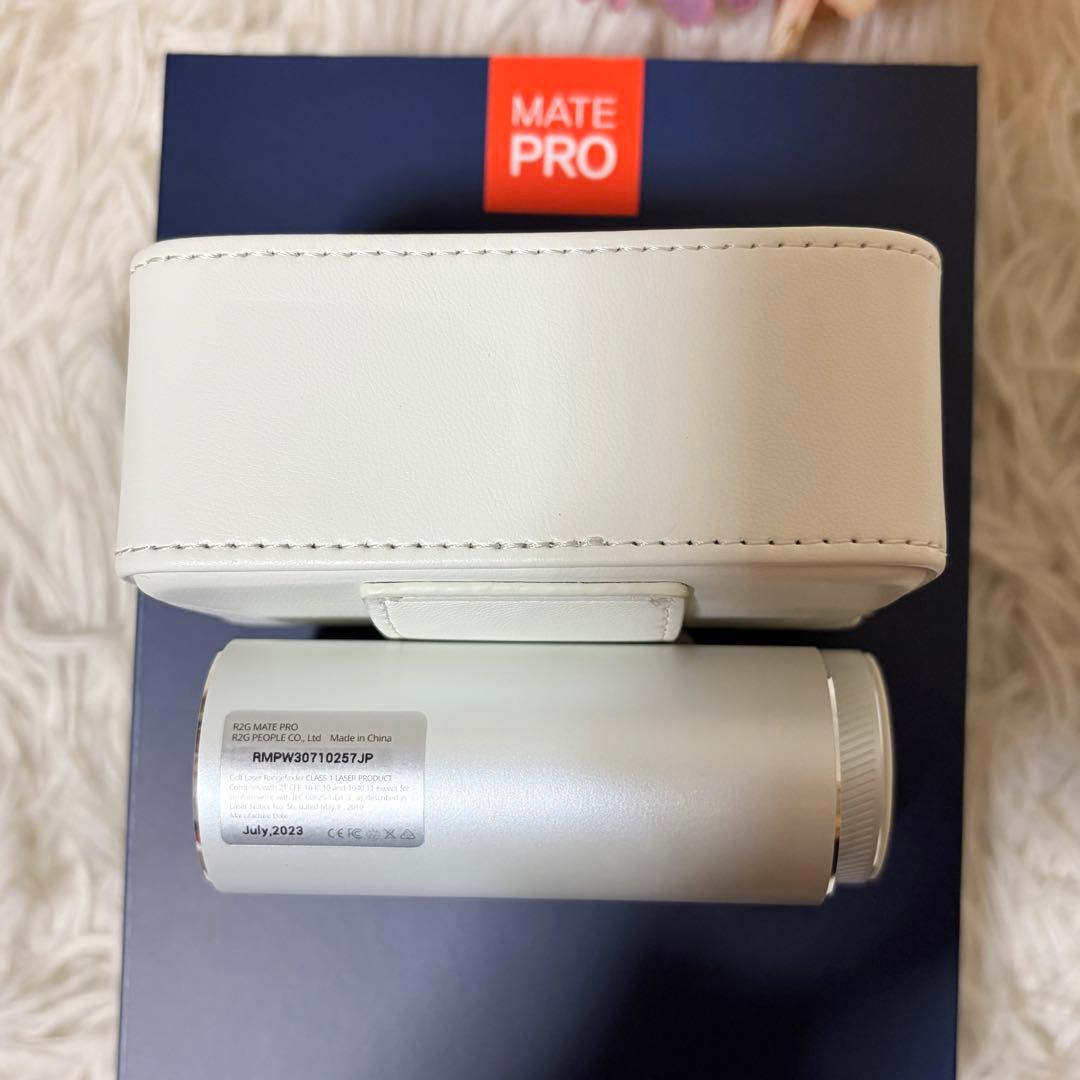 【新品】R2G MATE PRO ゴルフ用レーザー距離計 ホワイト 説明書なし