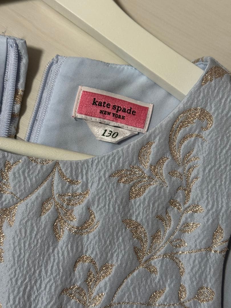 kate spade new york kids フラワージャガードドレス