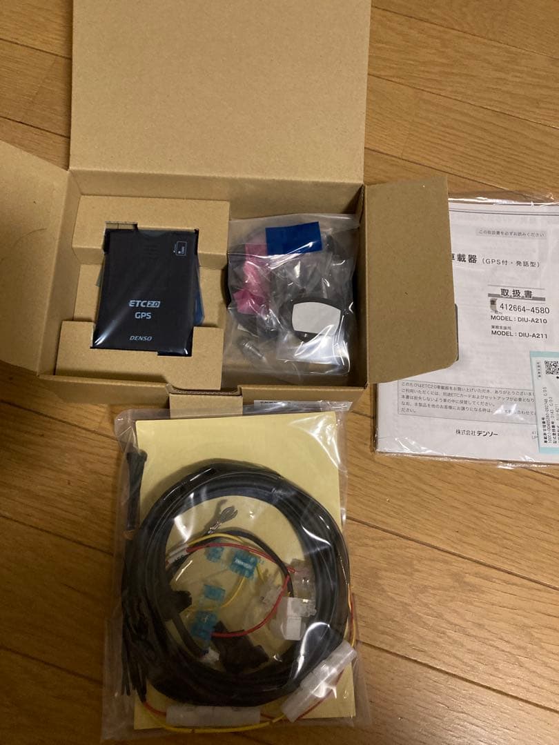 DENSO製ETC2.0 GPS アンテナ分離型車載器　業務支援型