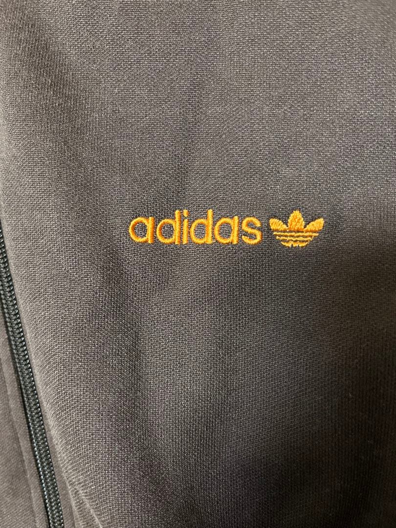 Adidasアディダストラックジャケットジャージ OT　ブラウン×オレンジ