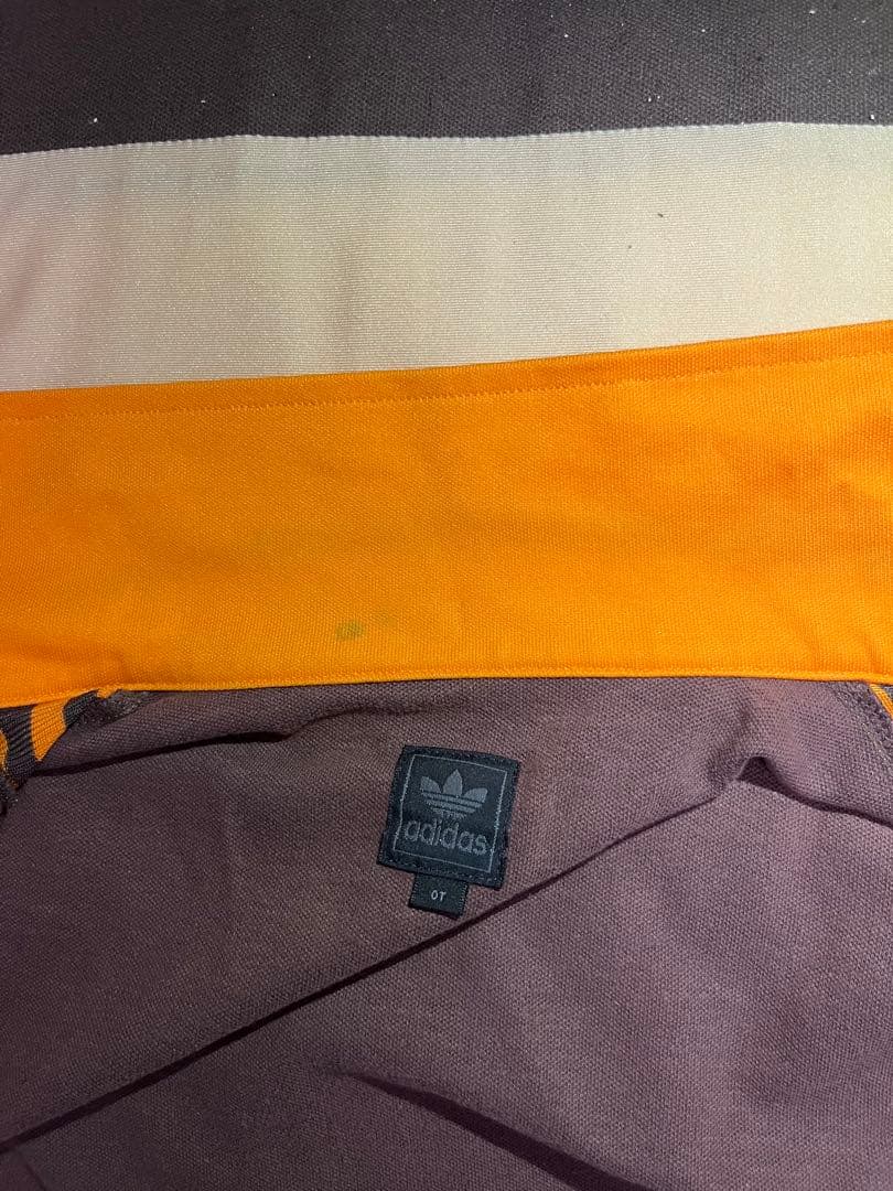 Adidasアディダストラックジャケットジャージ OT　ブラウン×オレンジ