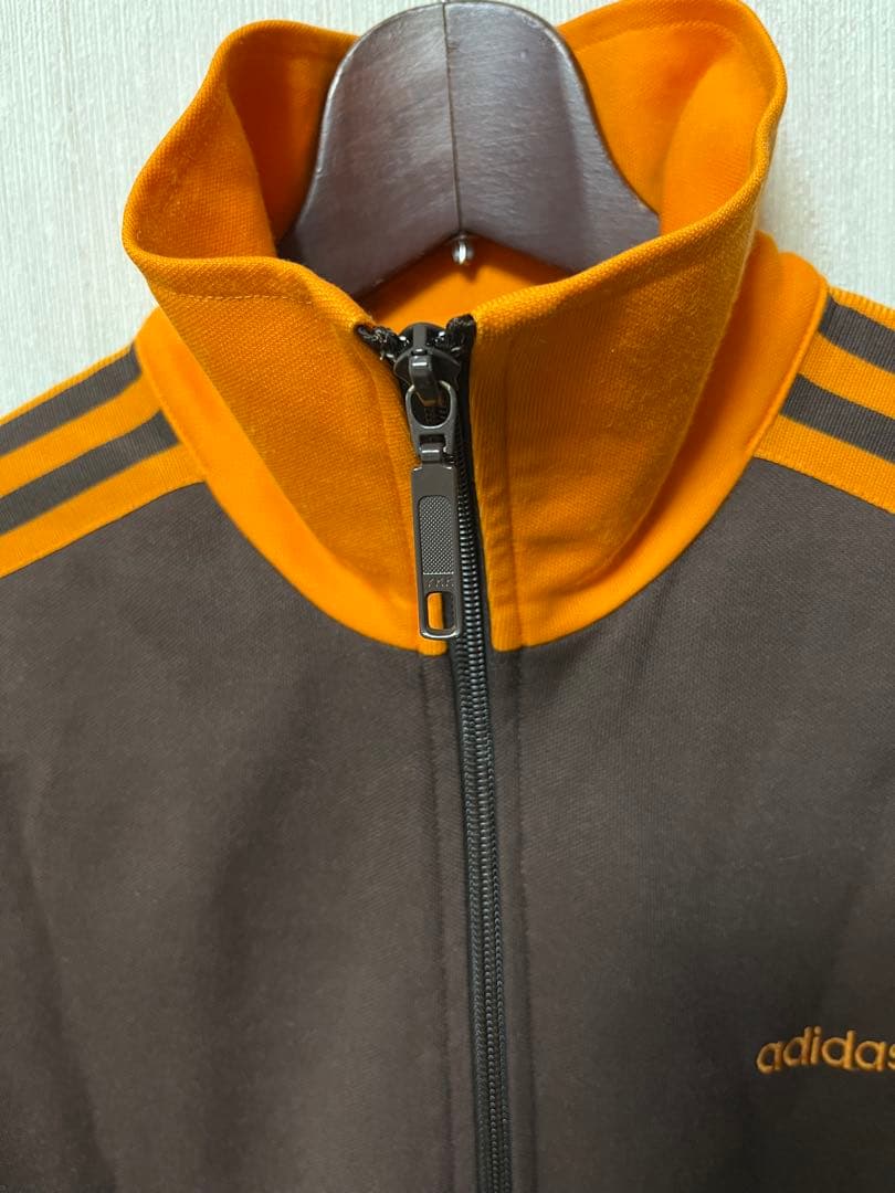 Adidasアディダストラックジャケットジャージ OT　ブラウン×オレンジ