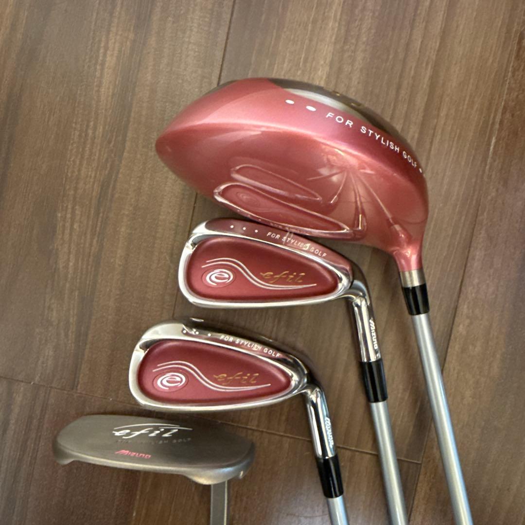 【極美品：初心者】MIZUNO efil 10本セット レディース Flex L