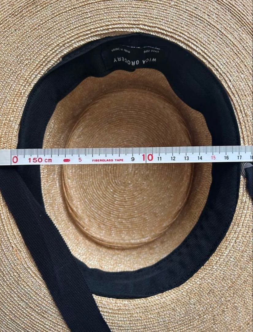 wicagrocery ウィカグロサリー　麦わら帽子