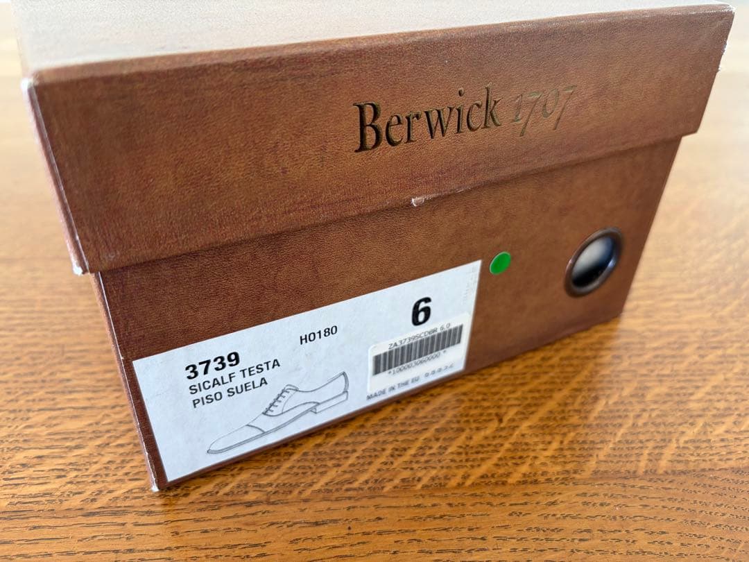 再値下げ‼️美品‼️ バーウィック 3739 ブラウン25cm Berwick