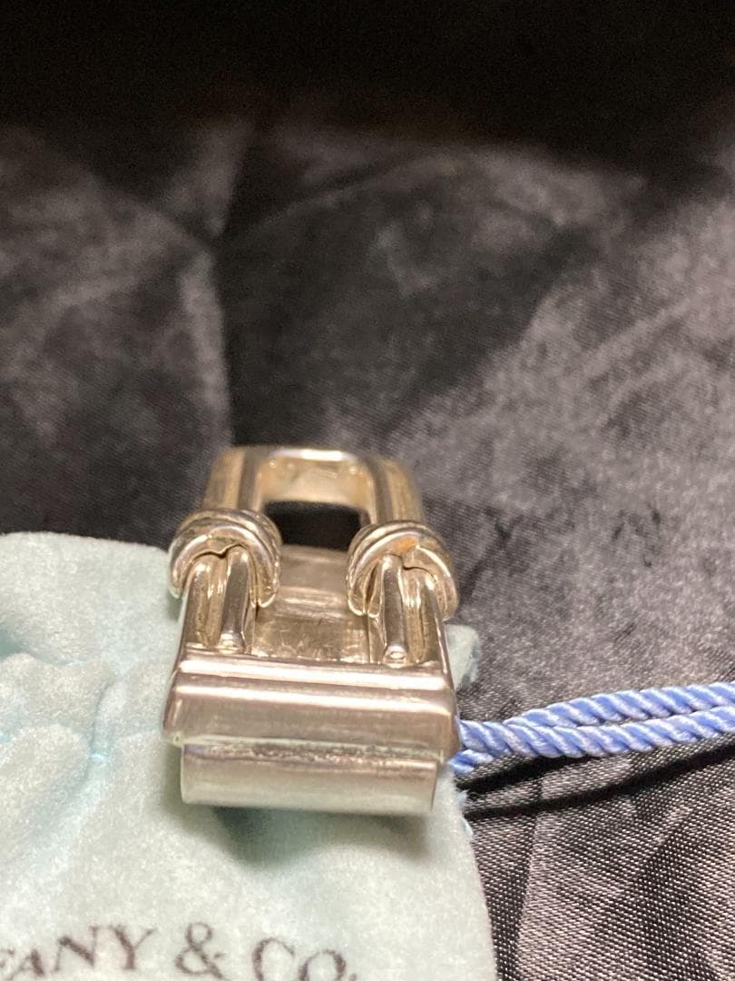 美品 ティファニー マネークリップ ダブル シグネチャー SV925 1992