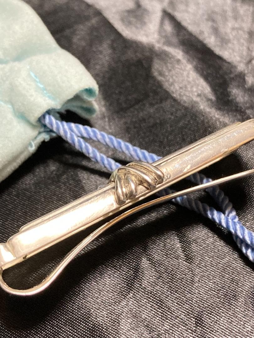 美品 ティファニー マネークリップ ダブル シグネチャー SV925 1992