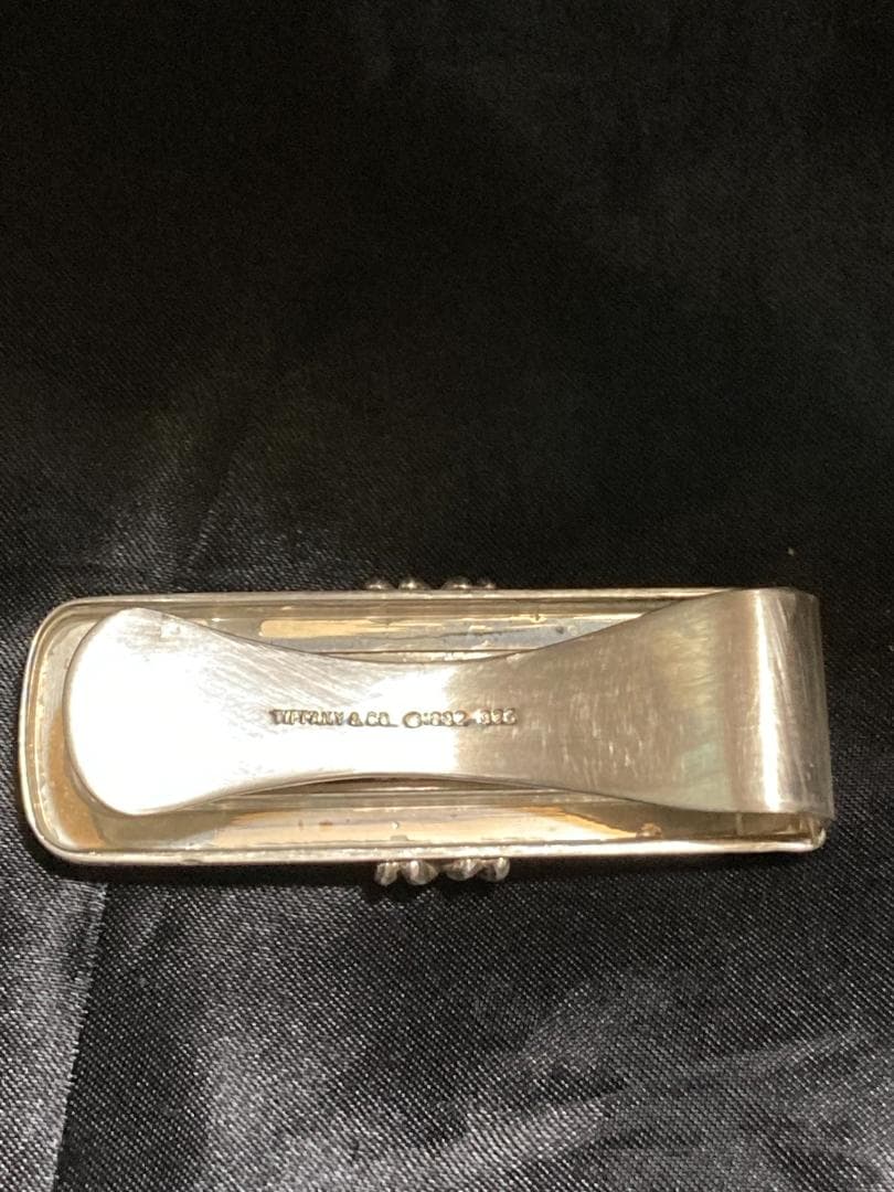 美品 ティファニー マネークリップ ダブル シグネチャー SV925 1992