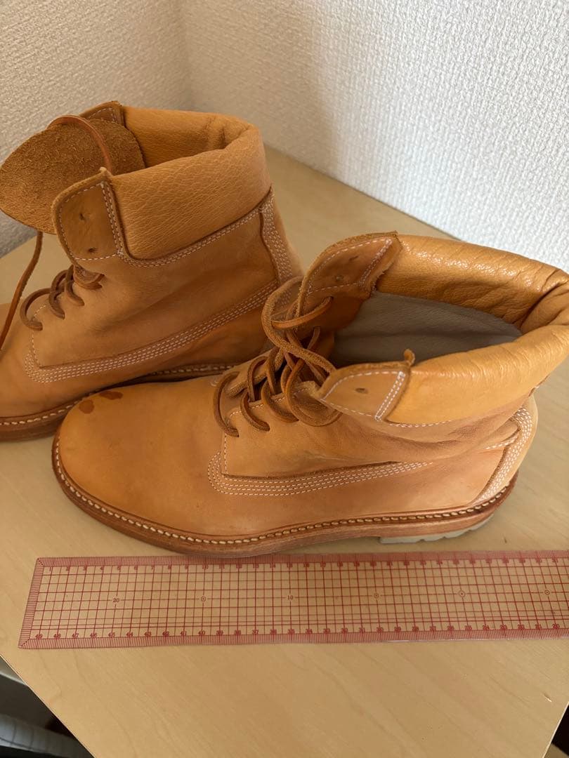 ヌメ革　レザー ハイカットブーツ　エンダースキーマ