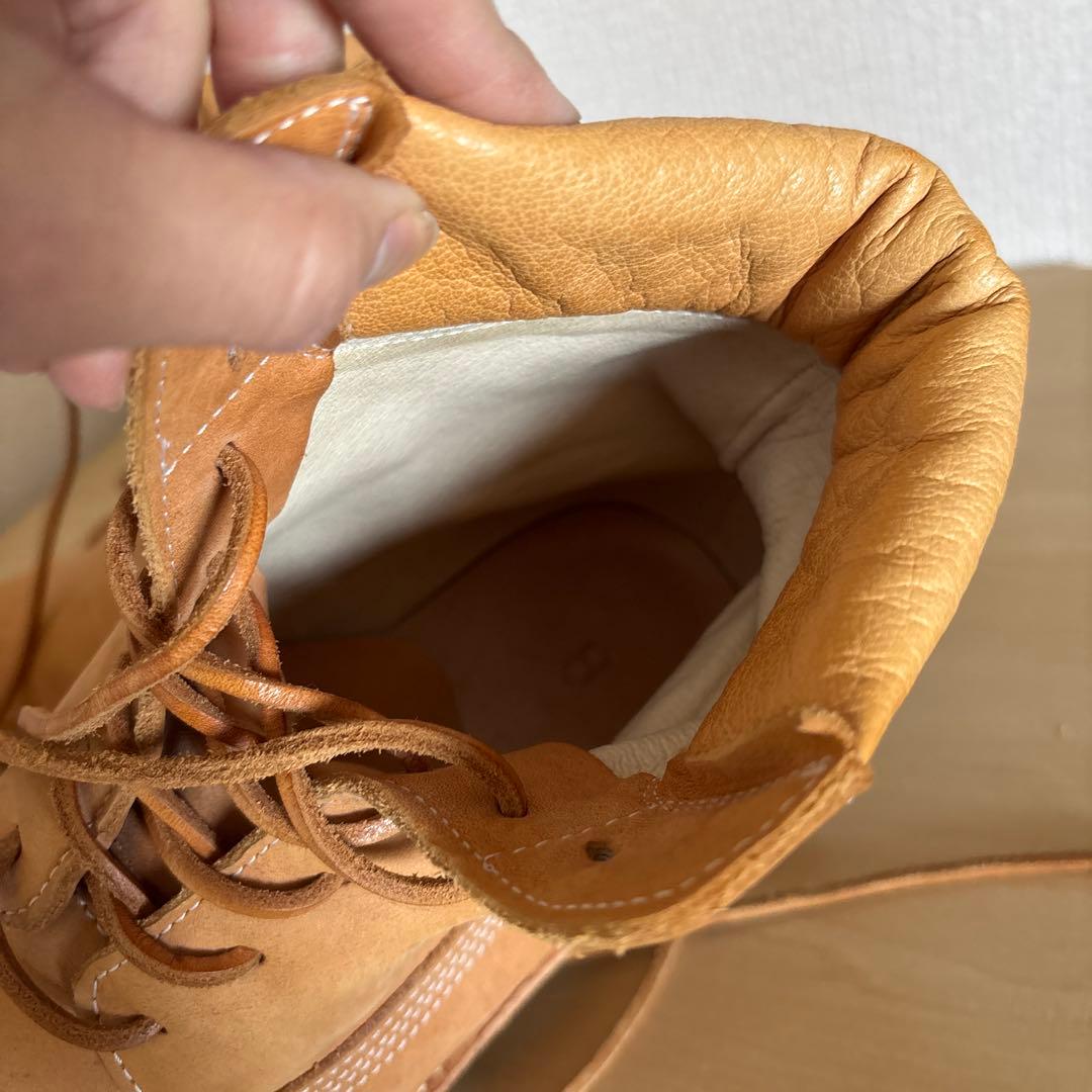 ヌメ革　レザー ハイカットブーツ　エンダースキーマ