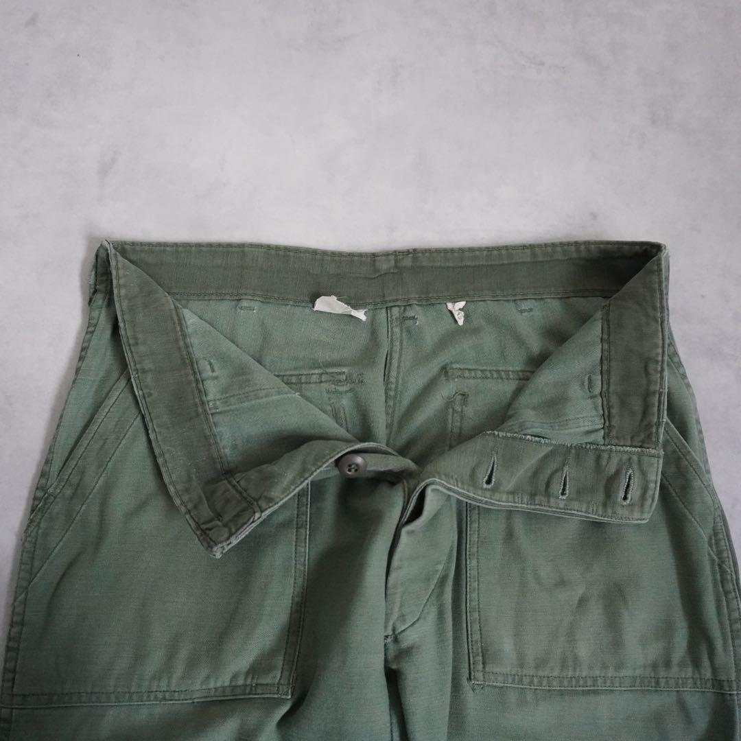 【60s】militaryミリタリー og107 ベイカーパンツ 33×29