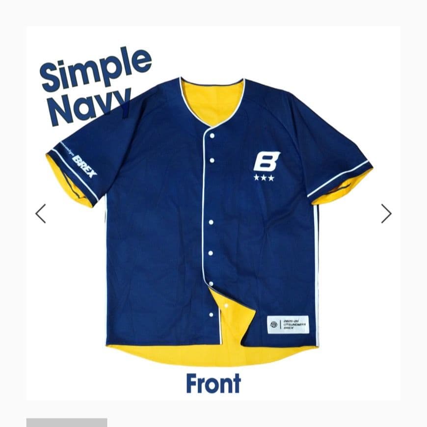 【新品】2025-26 BREXリバーシブルベースボールシャツ　売り切れ品