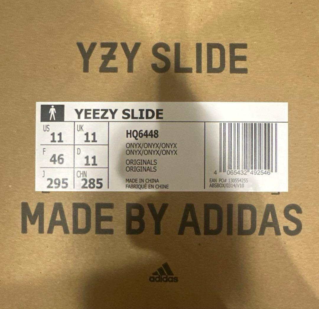 adidas YEEZY SLIDE “Onyx” ブラック29.5cm
