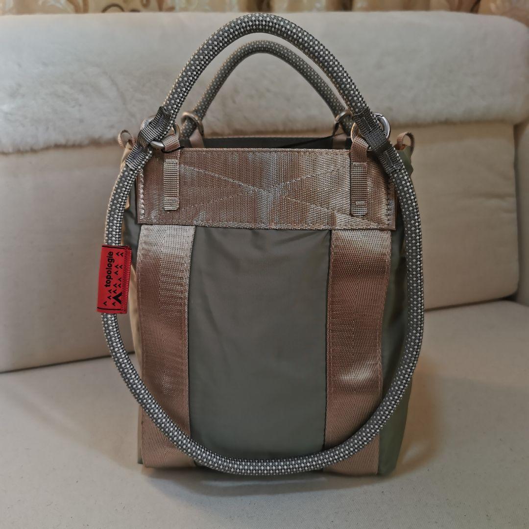 topologie トートバッグ グレー ファッション性のある両面使いのバッグ