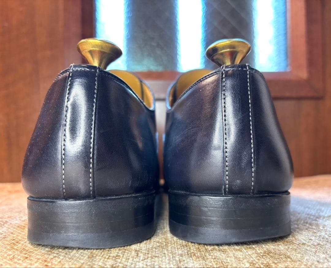 美品MAGNANNI マグナーニEU41(26) ストレートチップ鏡面磨