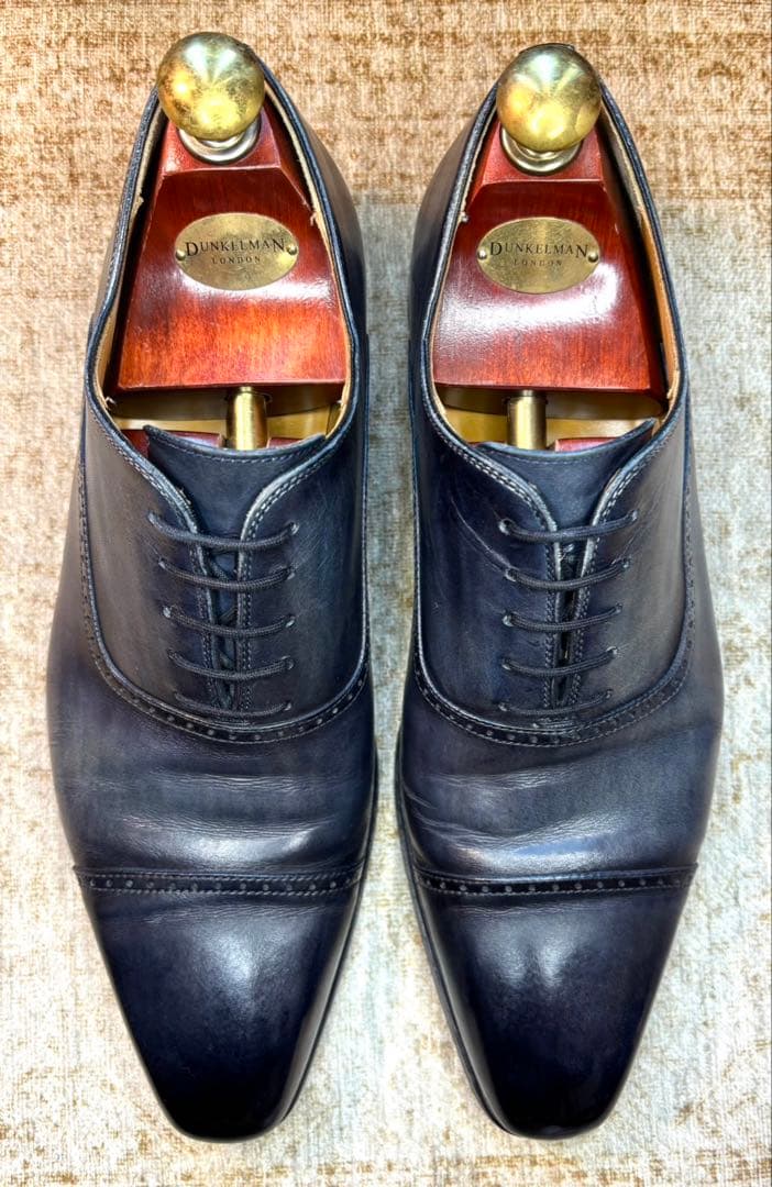 美品MAGNANNI マグナーニEU41(26) ストレートチップ鏡面磨