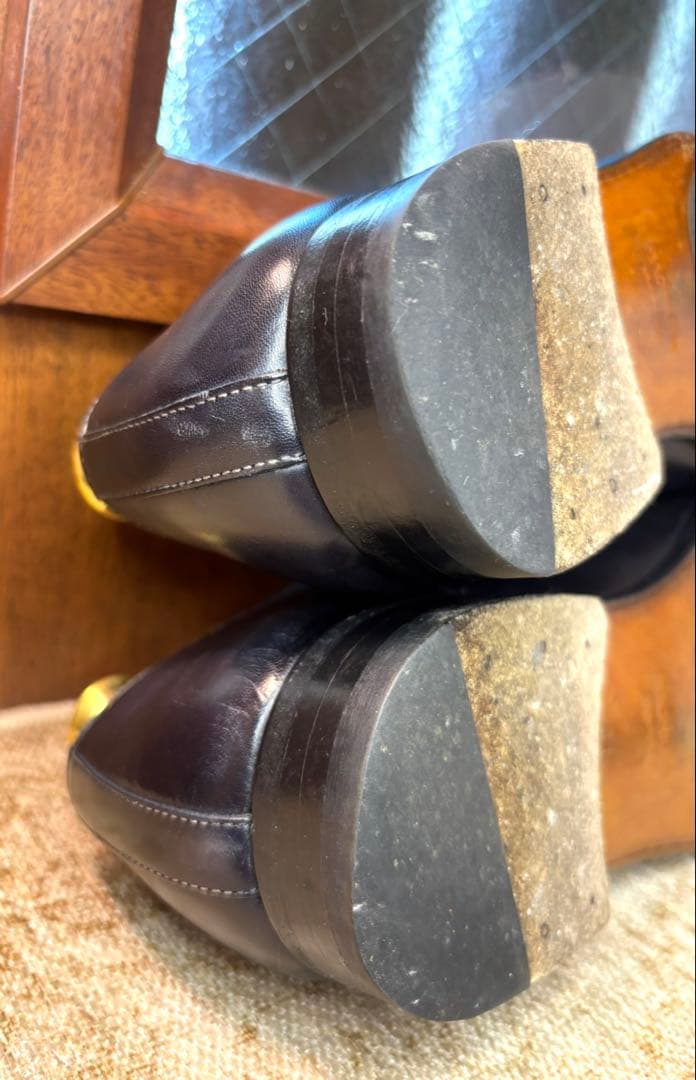 美品MAGNANNI マグナーニEU41(26) ストレートチップ鏡面磨