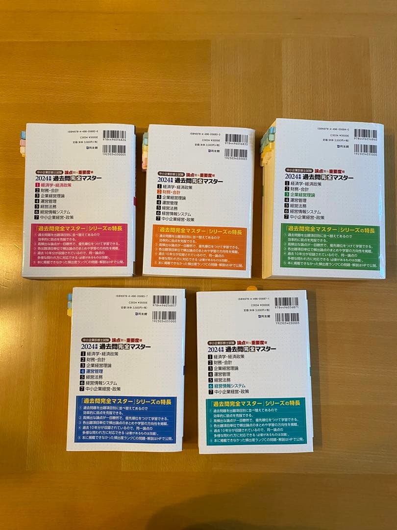 2024年版　中小企業診断士　過去問完全マスター　1.2.3.4.6