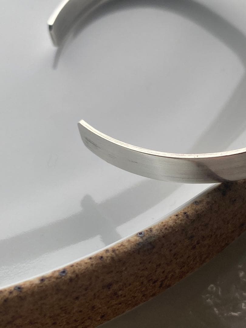 SILVER リボンバングル/バレエコア/レディース　em e.m.