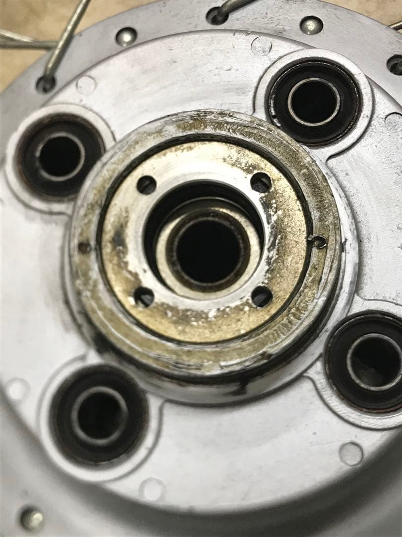 当時物/cb350f/アルミリム/リアホイール/cb400f/キャスト/ビート