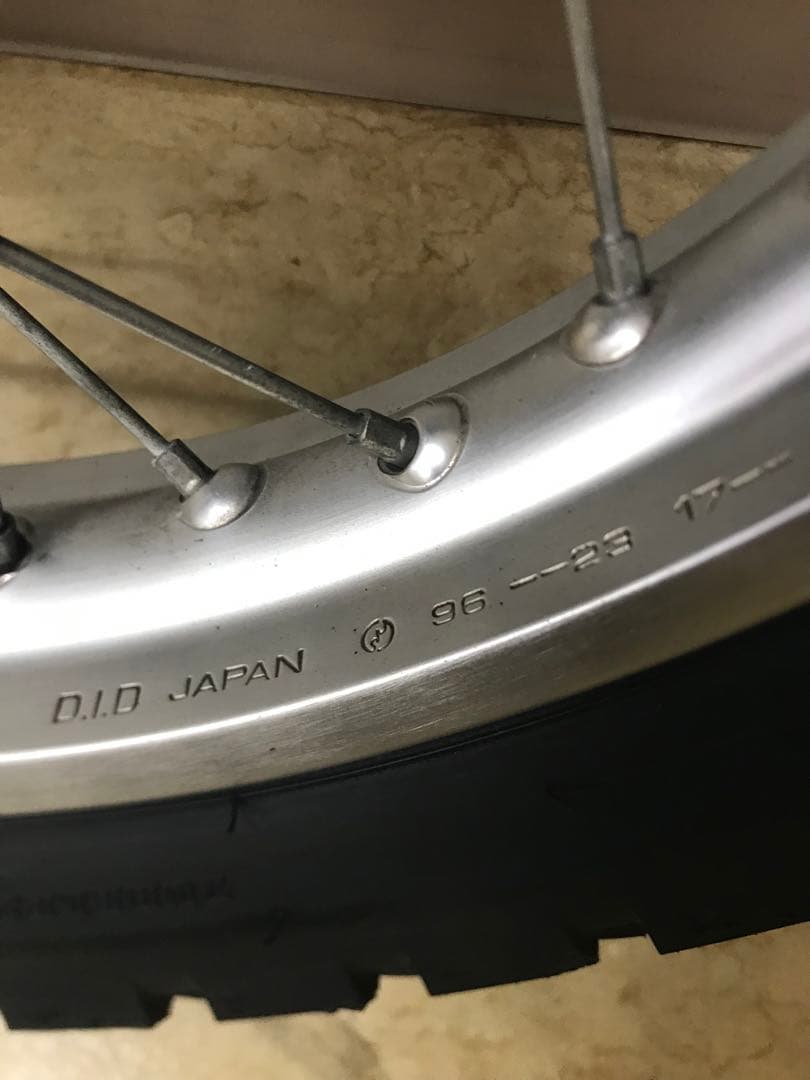 当時物/cb350f/アルミリム/リアホイール/cb400f/キャスト/ビート