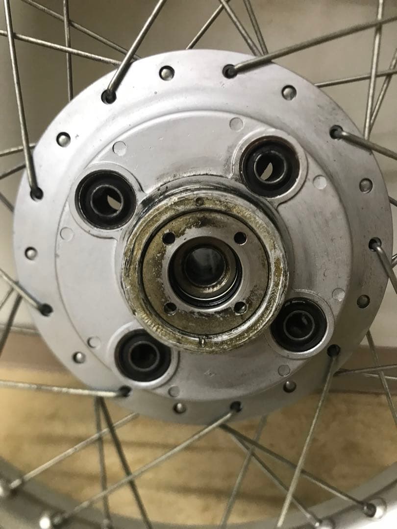 当時物/cb350f/アルミリム/リアホイール/cb400f/キャスト/ビート