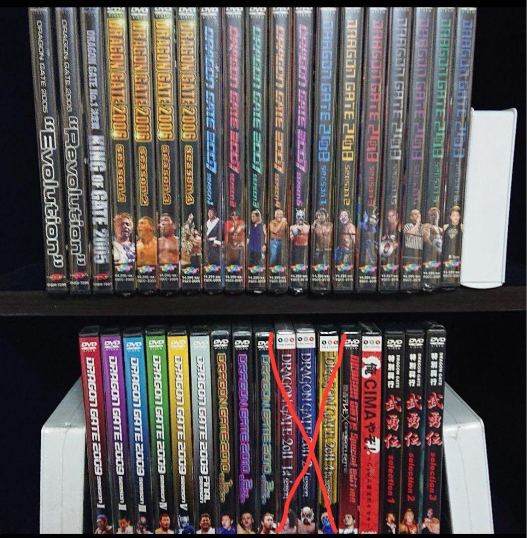 DRAGON GATE DVD 2005〜2010 全33本セット