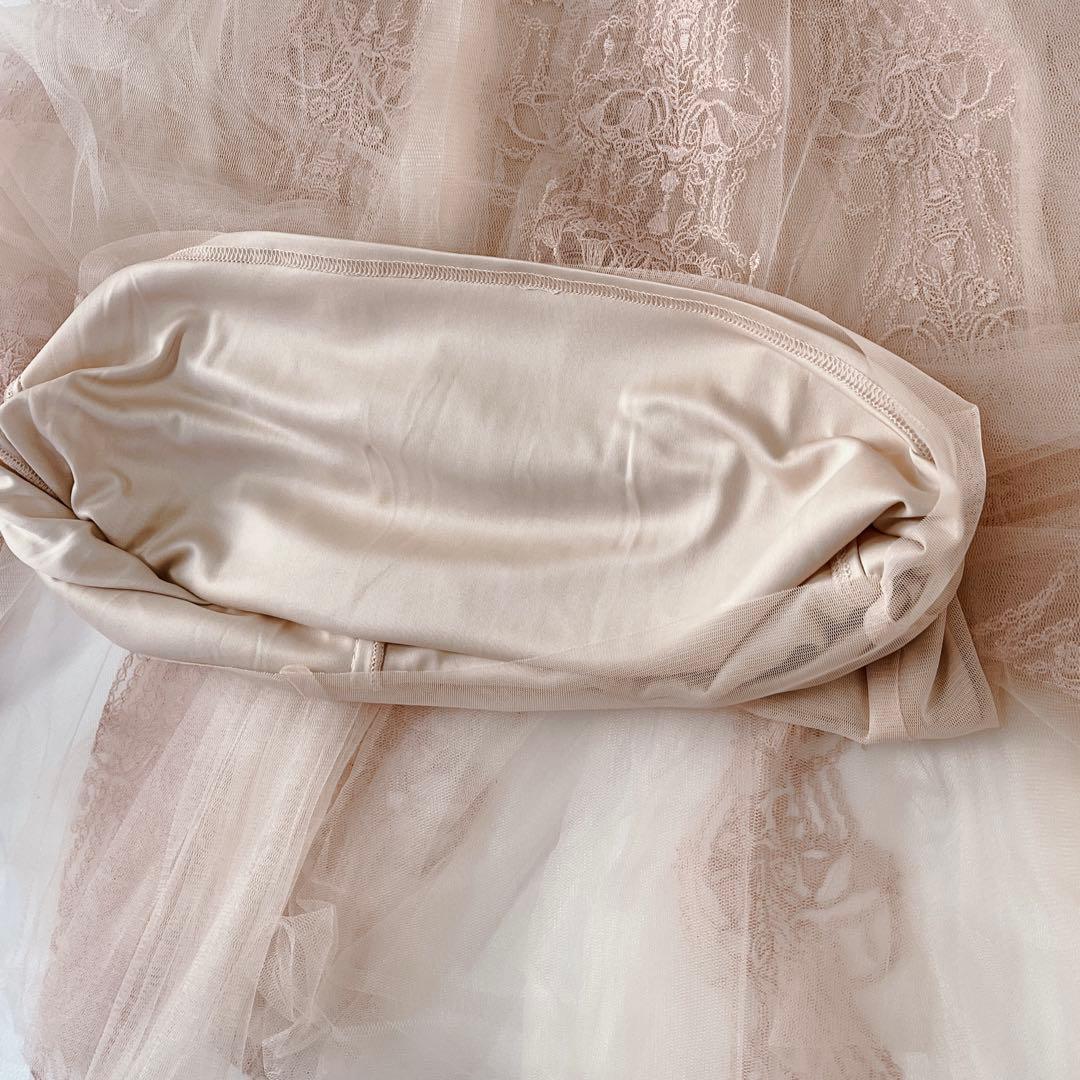 美品✨ TADASHI SHOJI レース チュール ドレス ワンピース