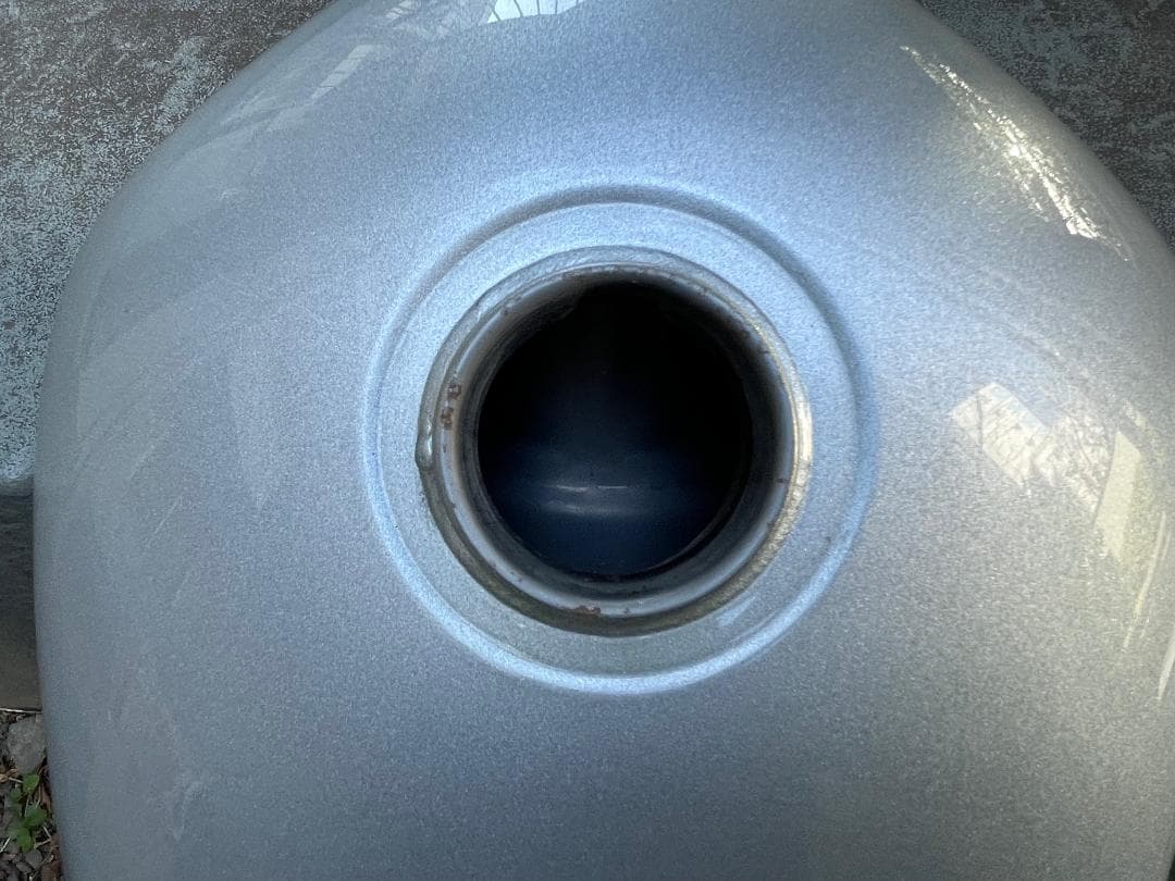 ヤマハ　ブロンコ　ガソリンタンク　シルバー　中古