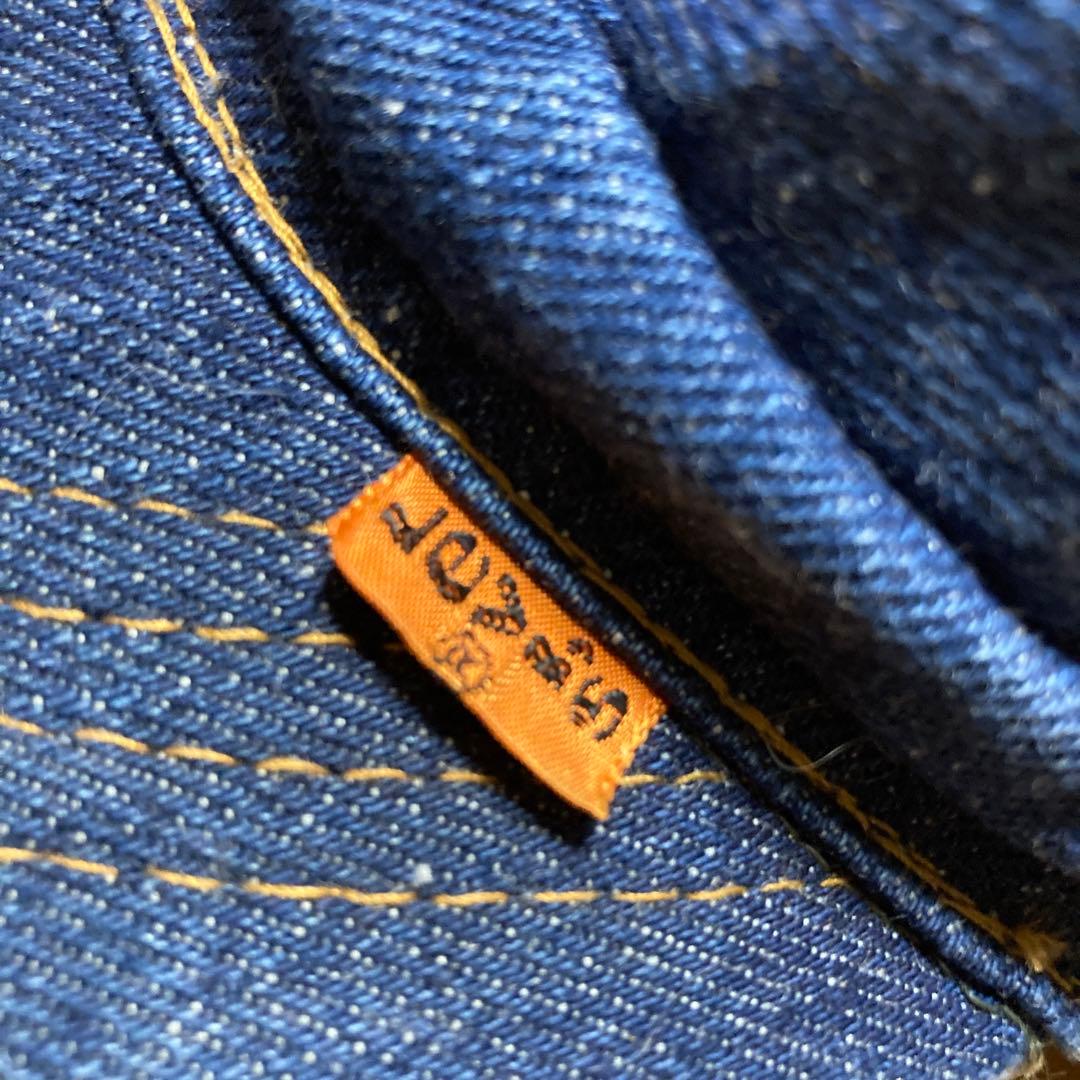 帽子 VINTAGE 70s Levi's denim hat orange tab