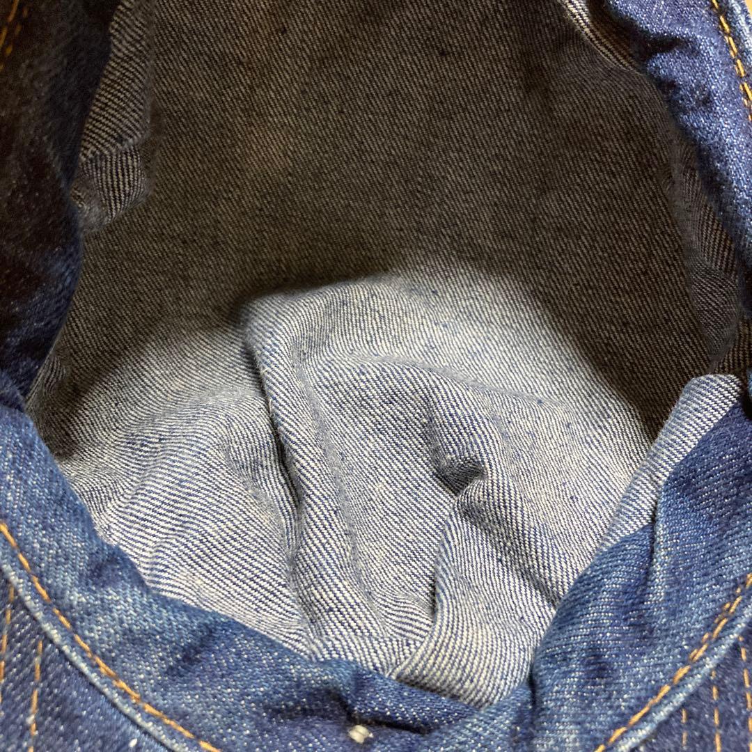 帽子 VINTAGE 70s Levi's denim hat orange tab