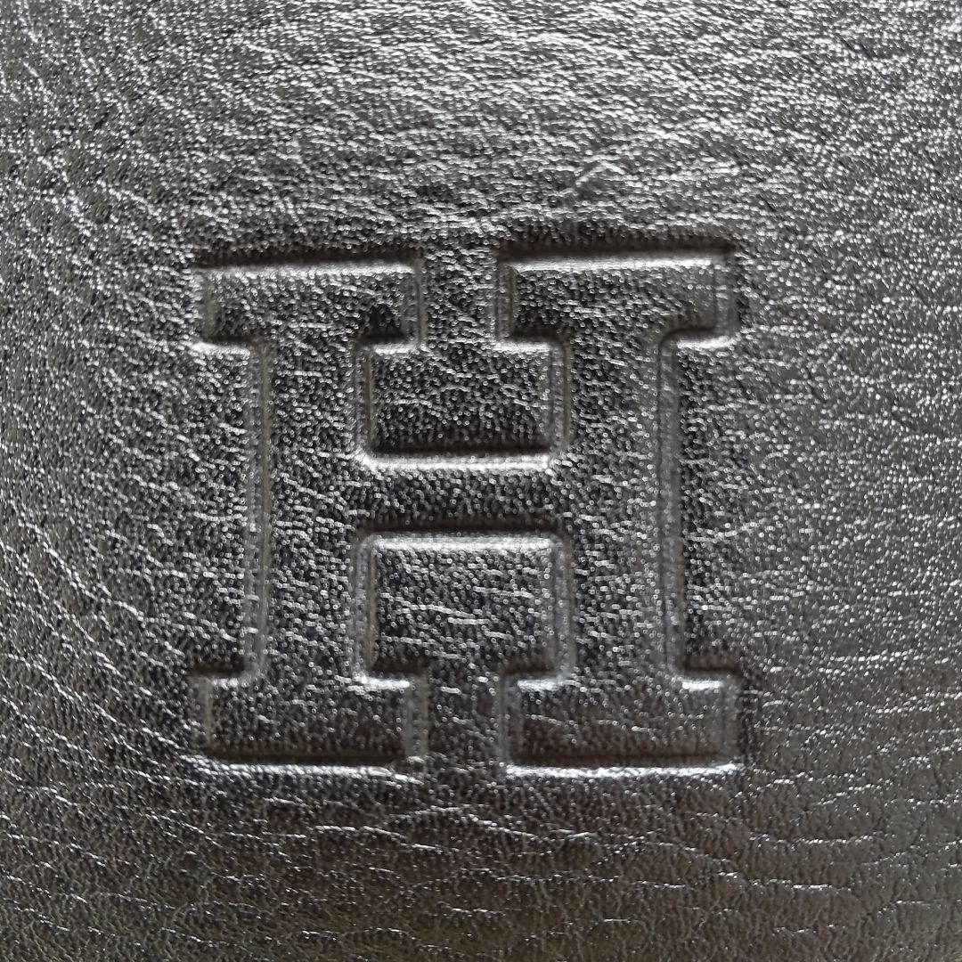 HIROFU ワンショルダー Hロゴ ブラック シボ革 ペットボトル収納可能