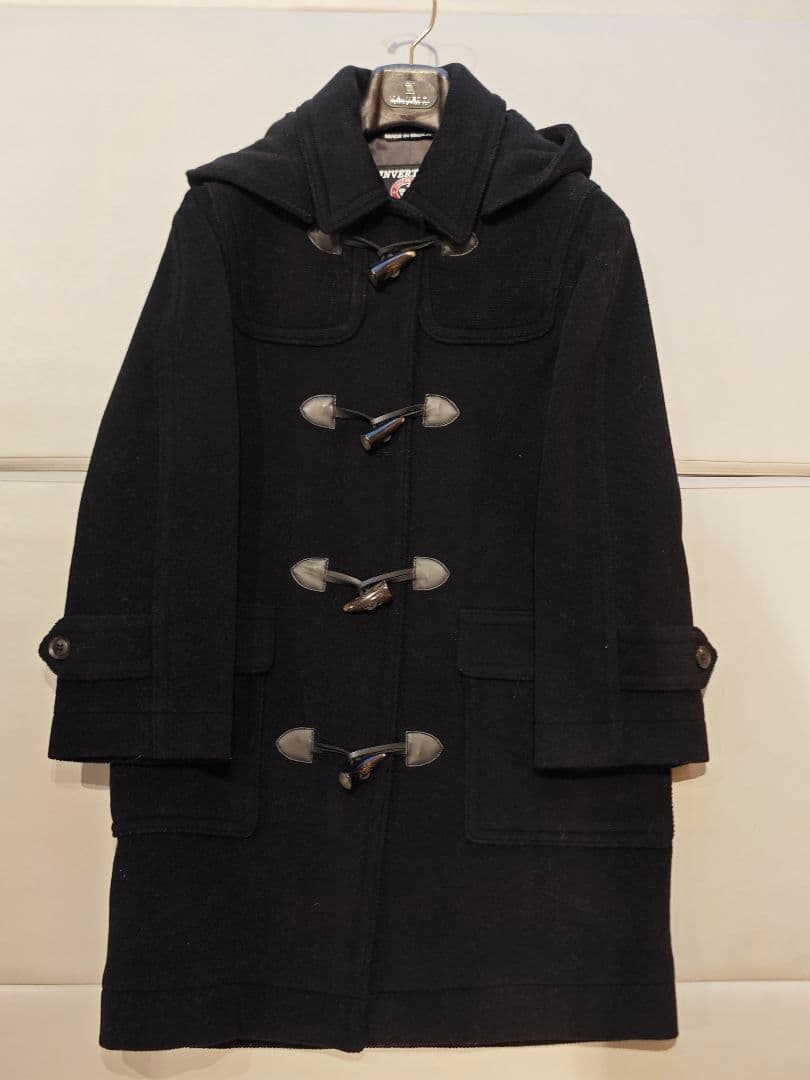 インバーティア　ダッフルコート　ビームス別注　サイズ36 黒