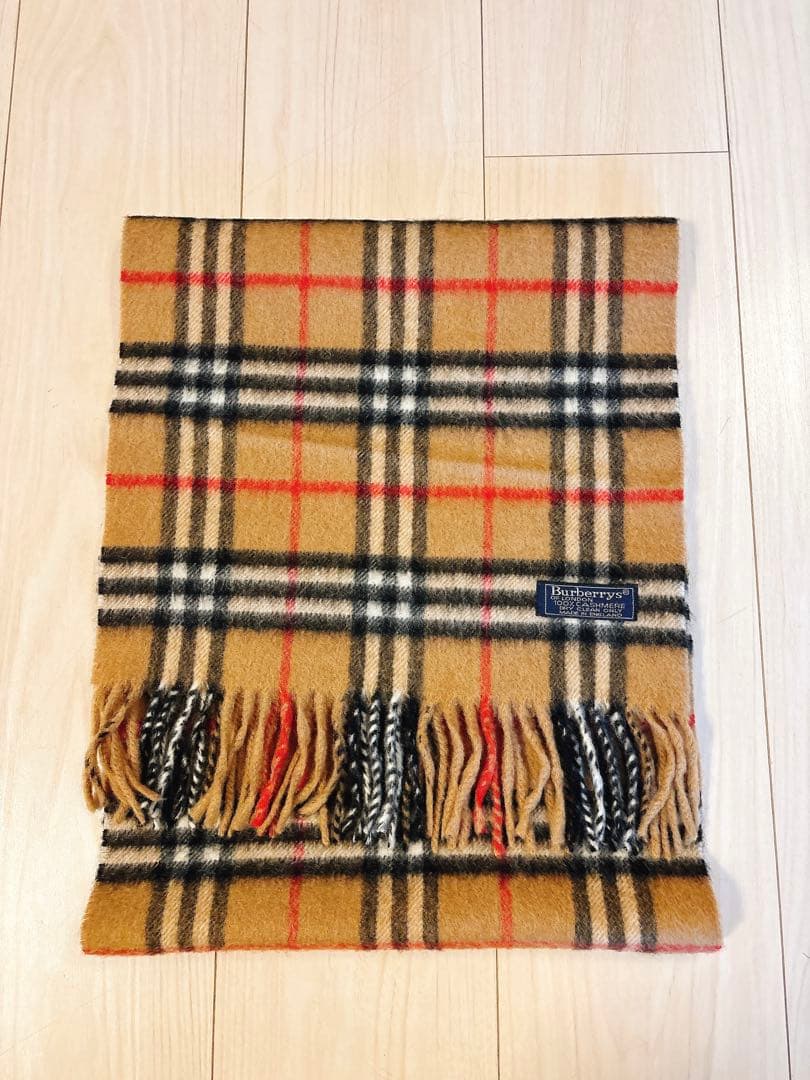 Burberrys 100%カシミヤ マフラー
