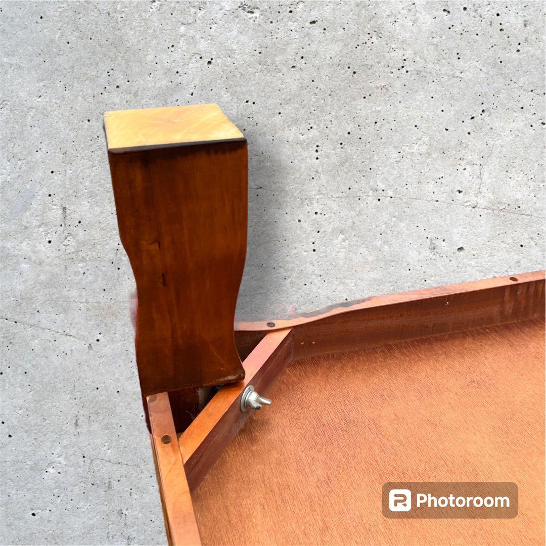 【アンティーク】木製 座卓 座敷机 ローテーブル 昭和レトロ 古家具 古民具