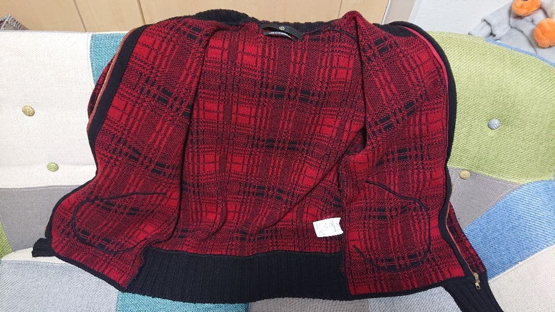 STONE  ストーンアイランド チェック柄 ウールジャケット