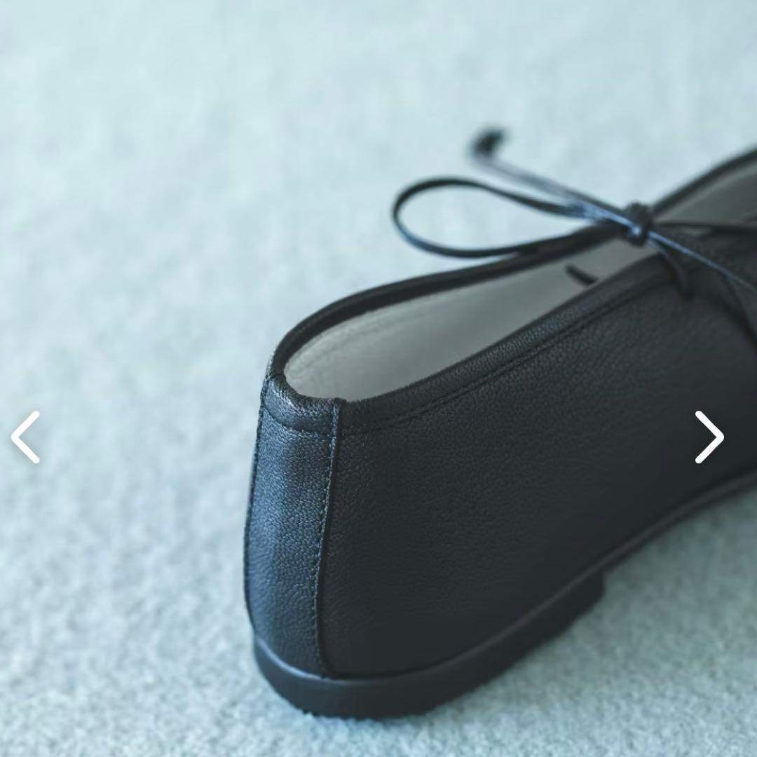 タイムセール❣️SUI☆レースアップシューズ ブラック24.5cm レザー 未使用