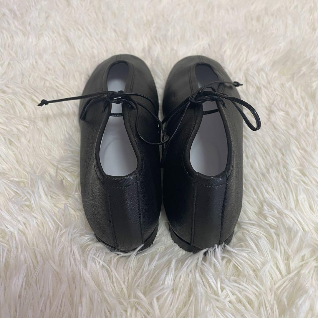 タイムセール❣️SUI☆レースアップシューズ ブラック24.5cm レザー 未使用